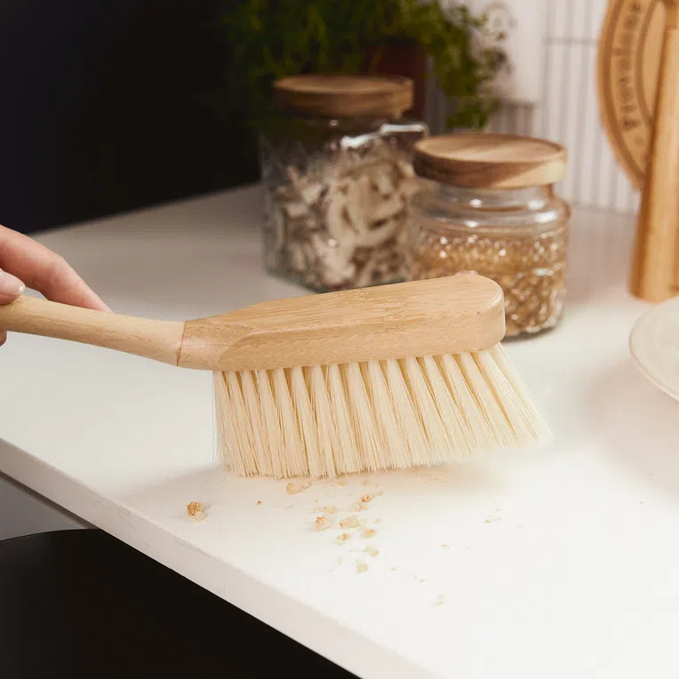 Zmiotka BAMBOU i szufelka mała czarna 29x19 cm