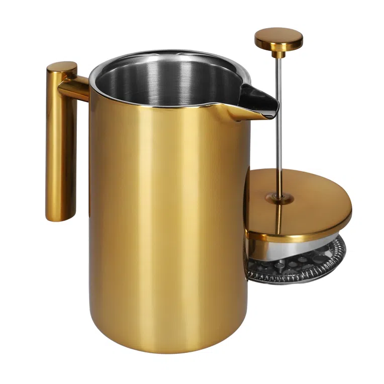 Zaparzacz BLANCHE do kawy i herbaty złoty 1 l