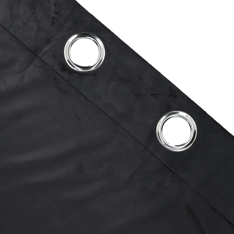 Zasłona PATTY welwetowa czarna 140x250 cm