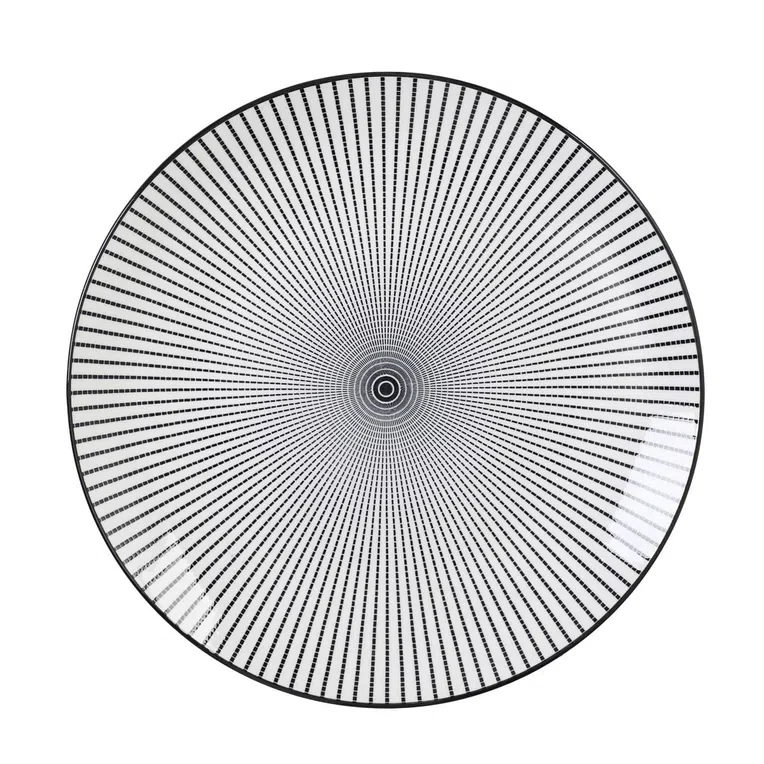 Talerz NAVIA obiadowy czarny 27 cm