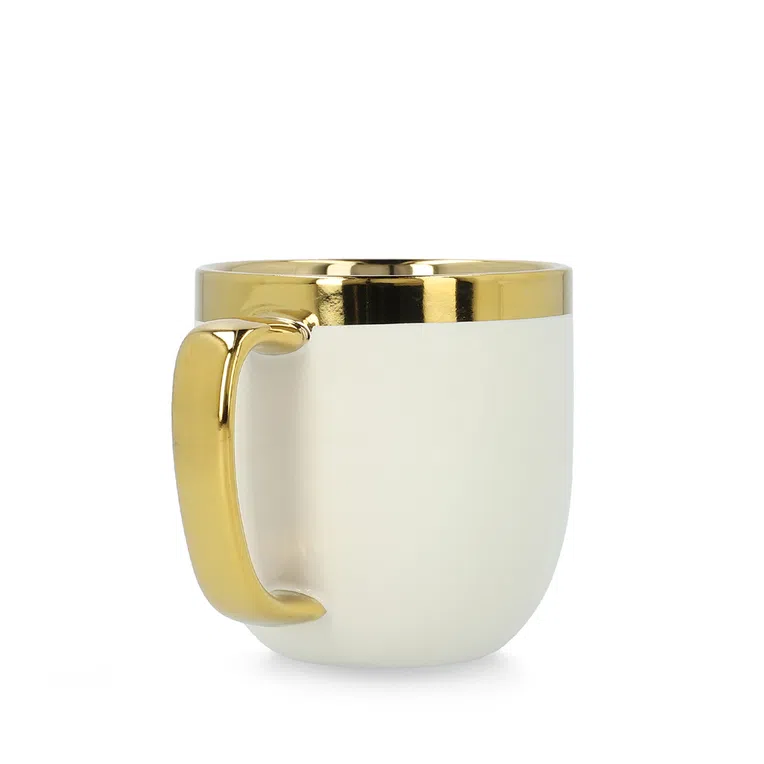 Kubek SINNES biały z łyżeczką 0,28 l