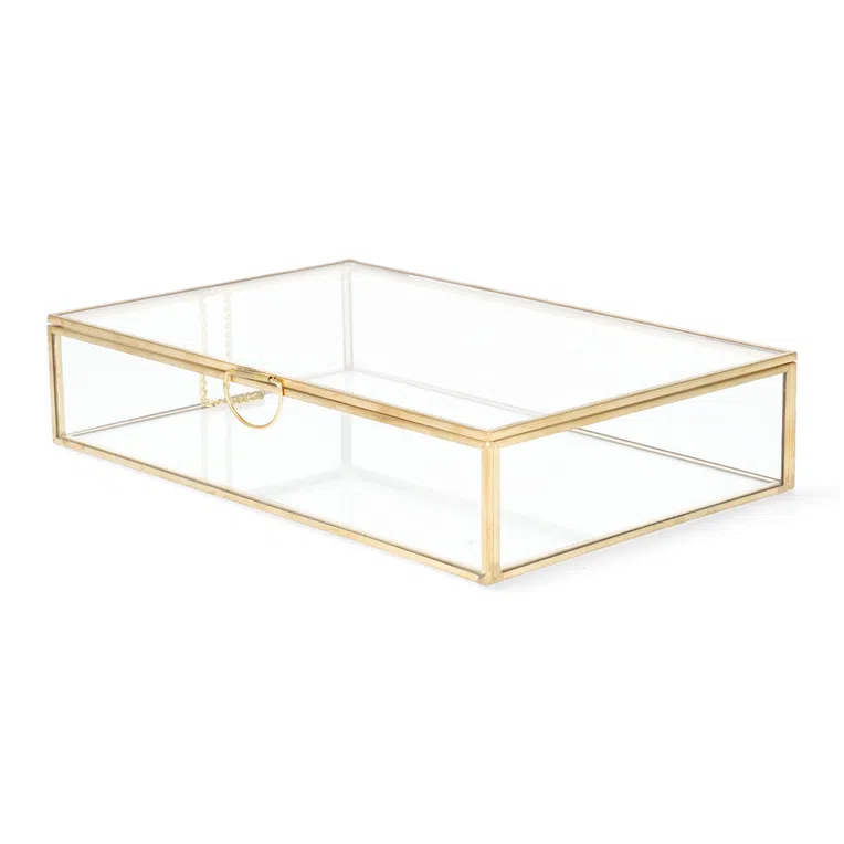 Szkatułka GRAZIA złota 20x12x5 cm