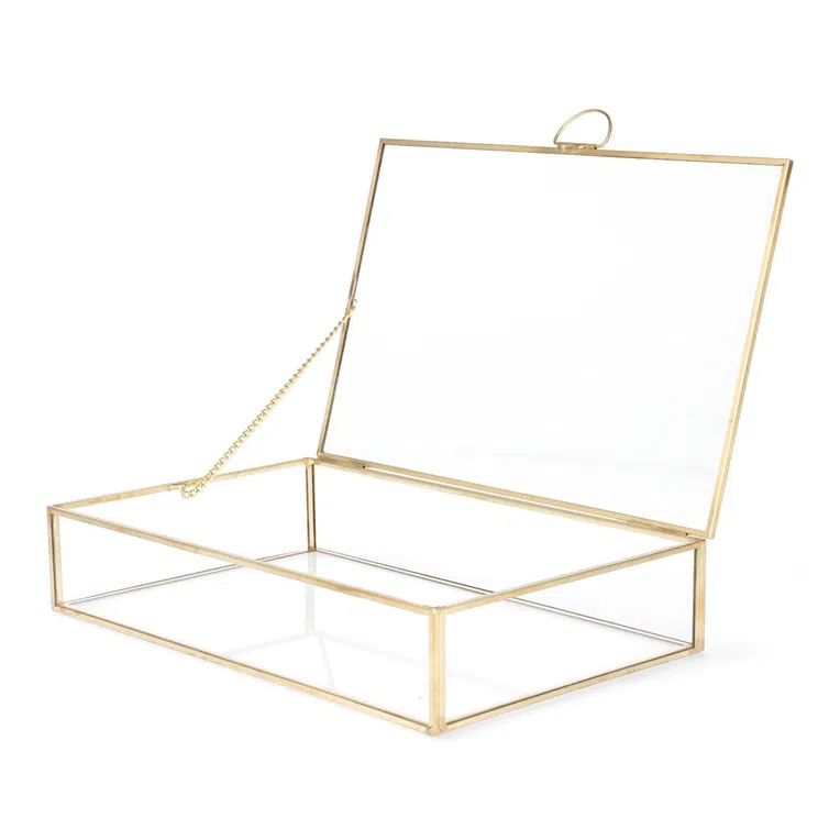 Szkatułka GRAZIA złota 20x12x5 cm