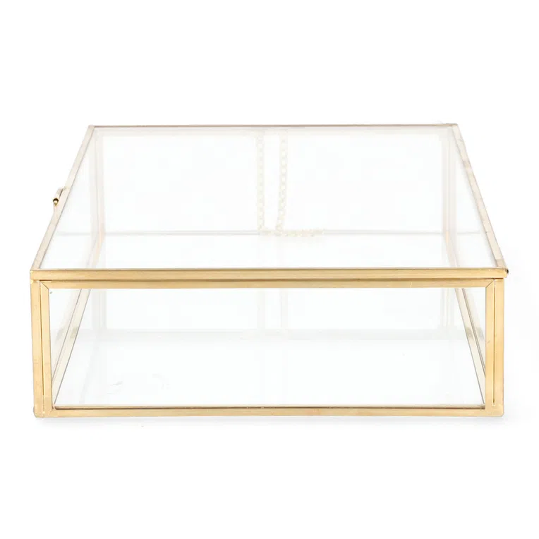 Szkatułka GRAZIA złota 20x12x5 cm