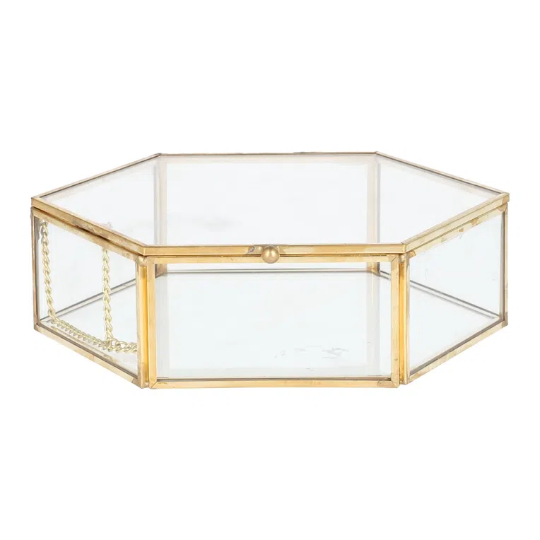 Szkatułka GRAZIA sześciokątna 17X16X5