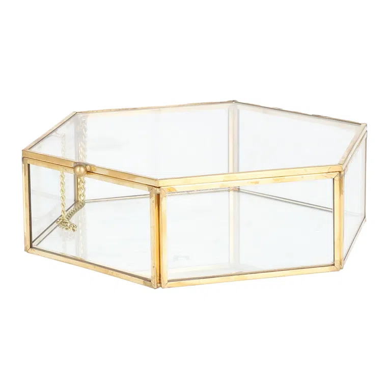 Szkatułka GRAZIA sześciokątna 17X16X5