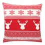Poszewka RENK dwukolorowa z motywem świątecznym 45x45 cm