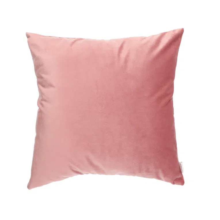 Poszewka ARBA w złote choinki różowa 45x45 cm