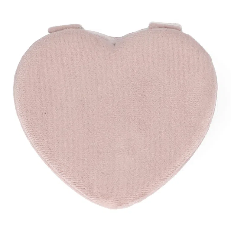 Szkatułka LOVA w kształcie serca różowa 11x10x6 cm