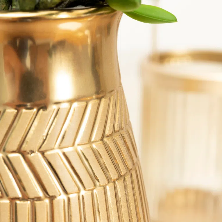 Wazon VIRG złoty 27 cm