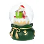 Kula RONIE śnieżna z Mikołajem i prezentem S 5x6 cm