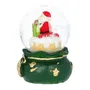 Kula RONIE śnieżna z Mikołajem i prezentem S 5x6 cm