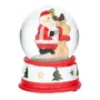 Kula RONIE śnieżna z Mikołajem i reniferem S 5x6 cm