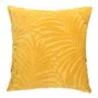 Poszewka MAITE z wytłoczeniami musztardowa 45x45 cm