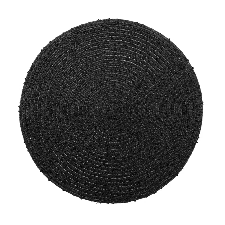 Podkładka do jadalni FRIDA czarna 38 cm