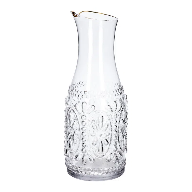 Karafka BARREL ze złotą obwódką 1,2 l