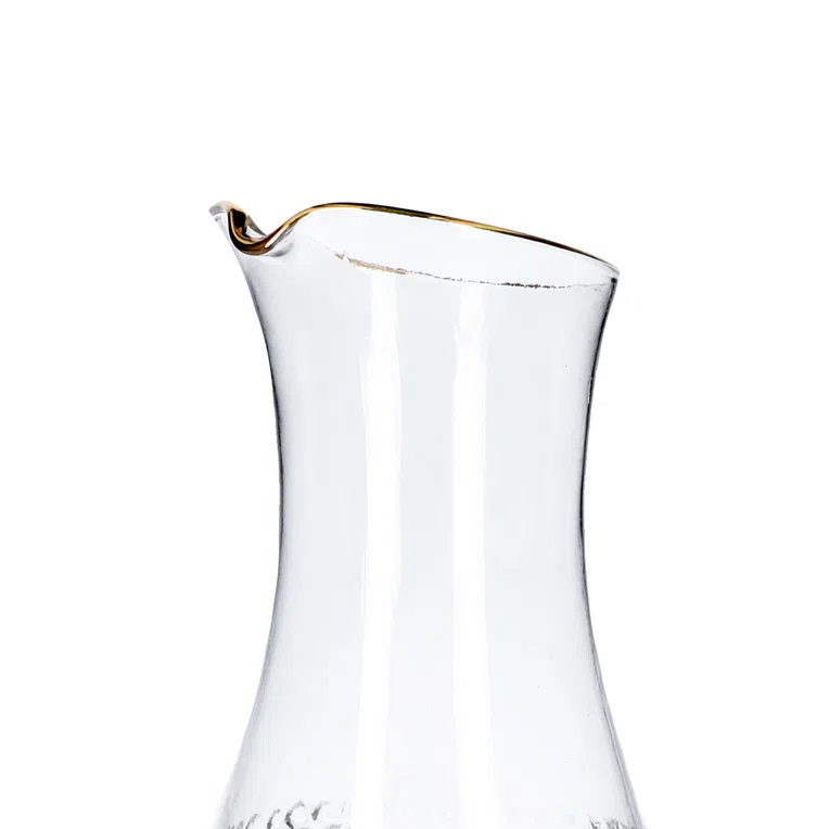 Karafka BARREL ze złotą obwódką 1,2 l