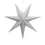 Gwiazda GALLA ażurowa srebrna z ledem 60 cm