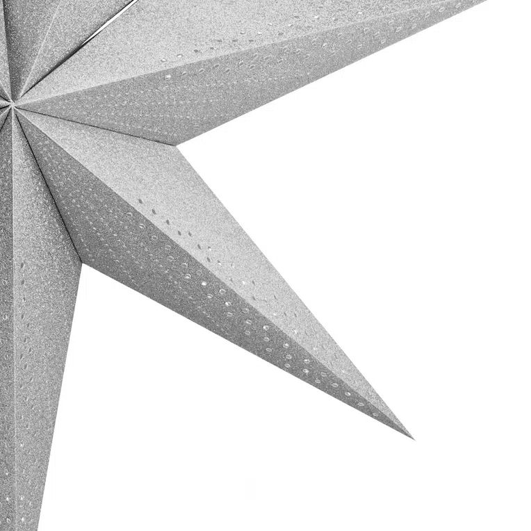 Gwiazda GALLA ażurowa srebrna z ledem 60 cm