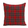 Poszewka LAPPI w kratę czerwona 45x45 cm