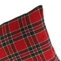 Poszewka LAPPI w kratę czerwona 45x45 cm