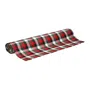 Bieżnik PAIMO w kratę czerwony 40x160 cm