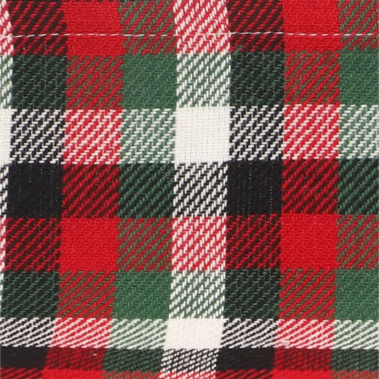 Bieżnik PAIMO w kratę czerwony 40x160 cm