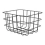 Kosz VOSS metalowy czarny 25,5x20,5x15 cm