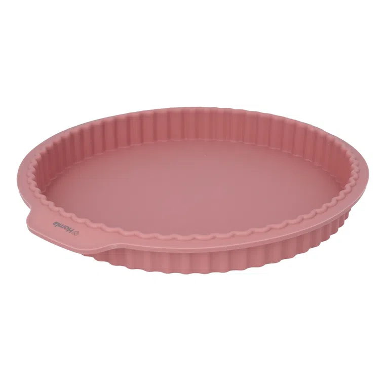 Forma do pieczenia EASY BAKE tarty silikonowa różowa 31 cm