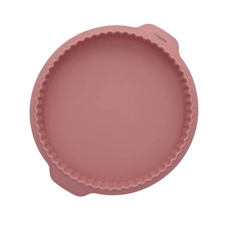 Forma do pieczenia EASY BAKE tarty silikonowa różowa 31 cm