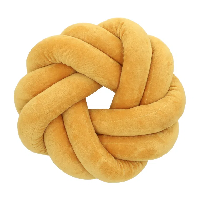 Poduszka OJEDA węzeł karmelowa 30 cm