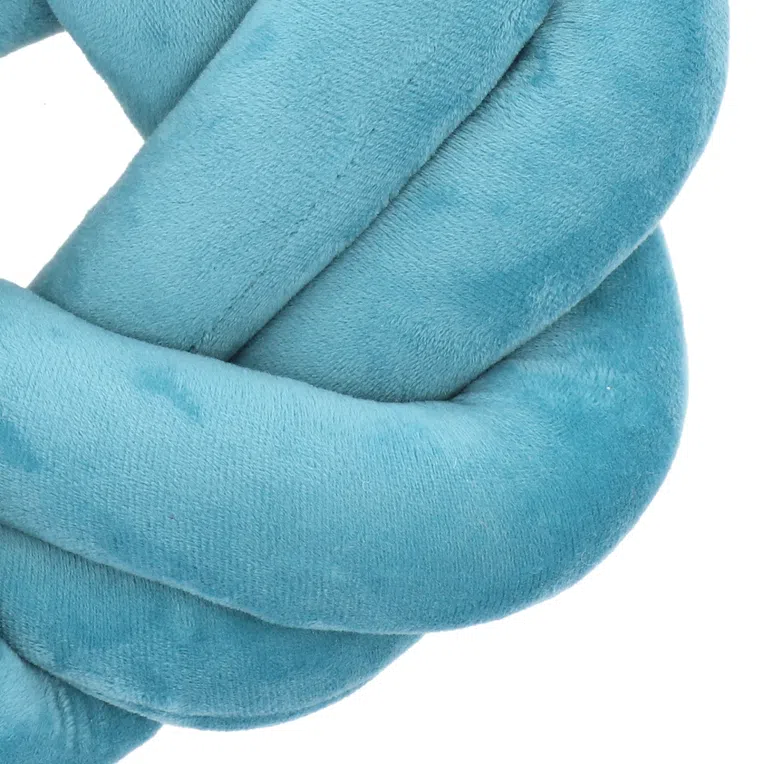 Poduszka OJEDA węzeł turkusowa 30 cm