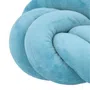 Poduszka OJEDA węzeł turkusowa 30 cm