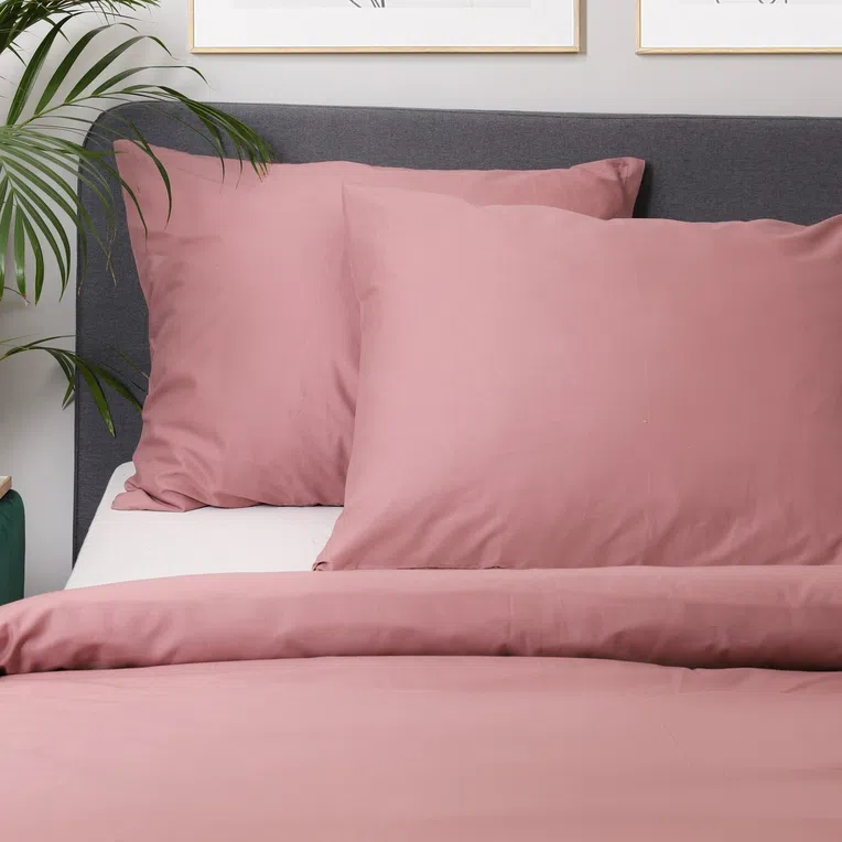 Pościel VELISE bawełniana brudny róż 220x200 cm