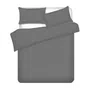 Pościel VELISE bawełniana szara 160x200 cm