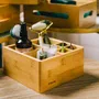 Organizer VATI bambusowy naturalny 15x15 cm
