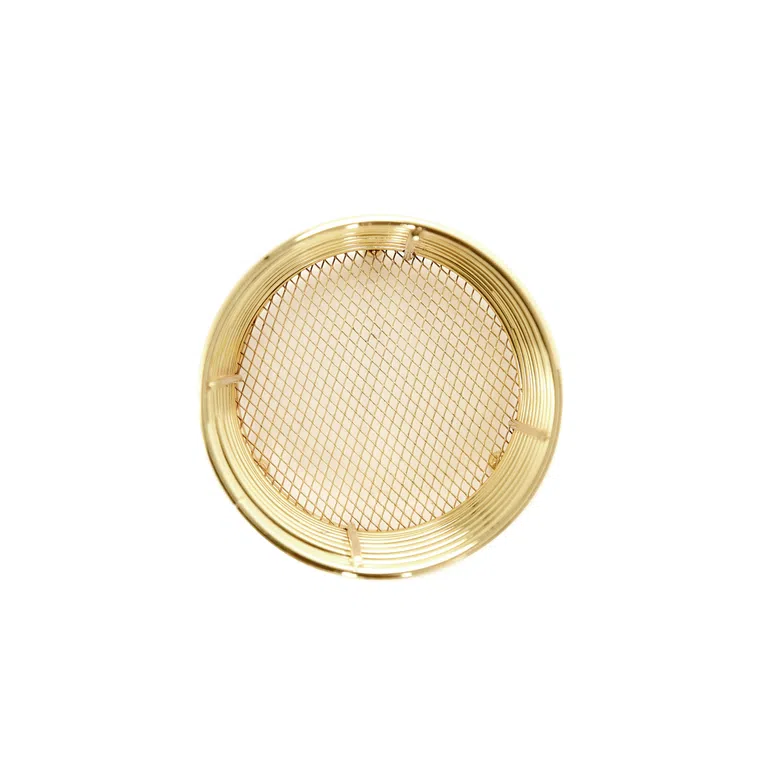 Ociekacz DUNCAN na sztućce złoty 11x15 cm