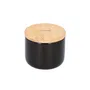 Pojemnik DOWAN ceramiczny z bambusową pokrywką 10x9 cm