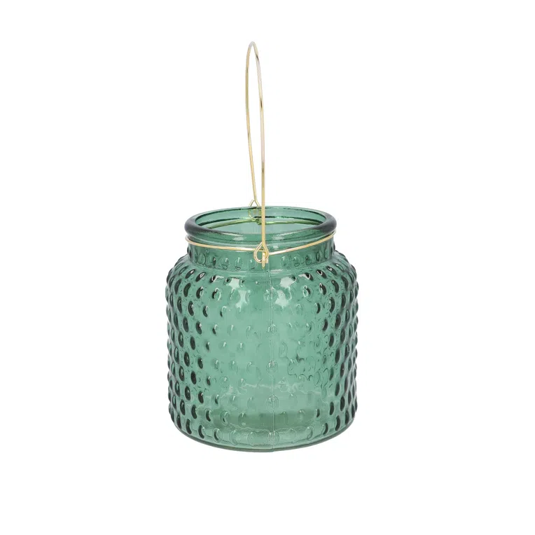 Lampion FIG zielony 10x11 cm