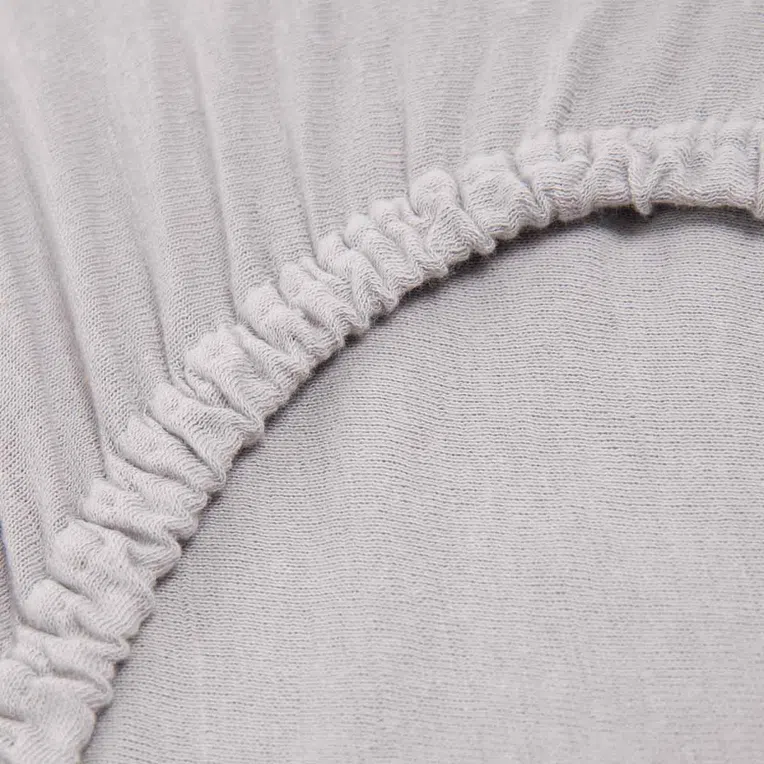 Prześcieradło CLAIRE jersey szare 180x200 cm