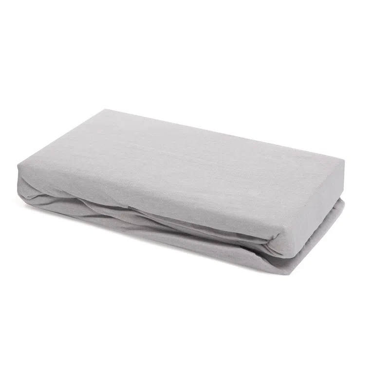 Prześcieradło CLAIRE jersey szare 180x200 cm