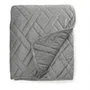 Narzuta TUALA z przeszyciami szara 200x220 cm