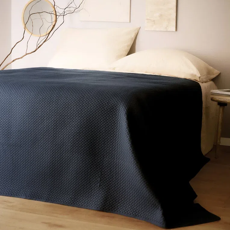 Narzuta ZEMI NEW granatowa 200x220 cm