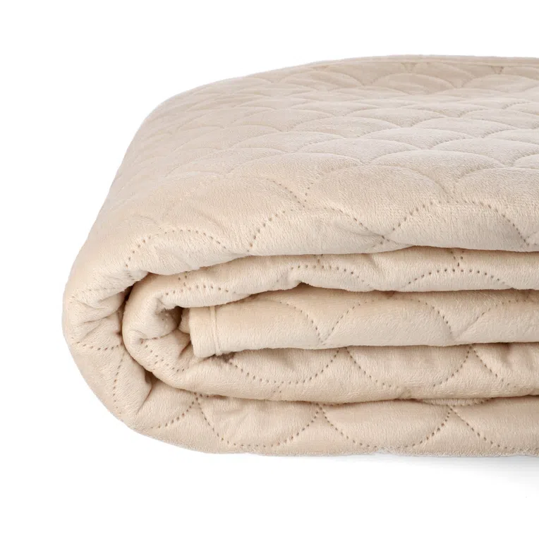 Narzuta RIVA w półkola beżowa 200x220 cm