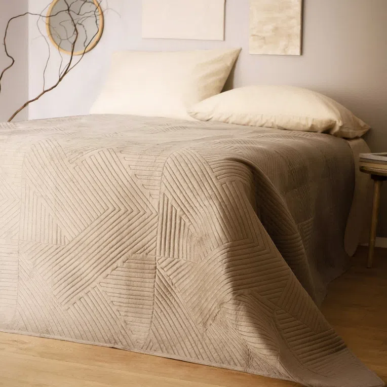 Narzuta AURUM złota 200x220 cm