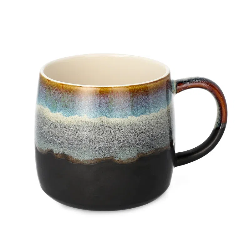 Kubek ALBY czarno-niebieski 0,55 l