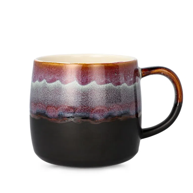 Kubek ALBY czarno-różowy 0,55 l