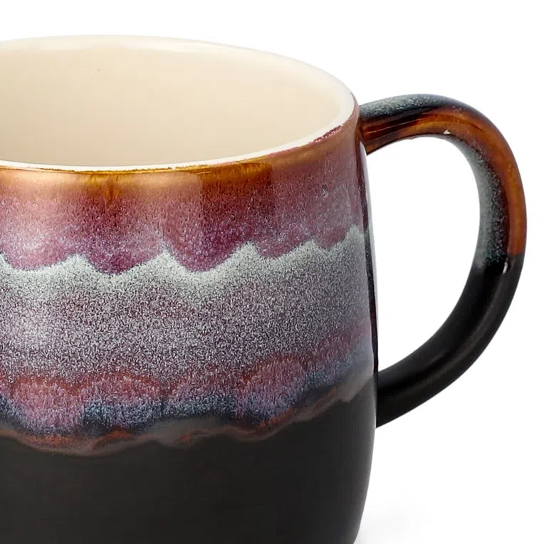 Kubek ALBY czarno-różowy 0,55 l