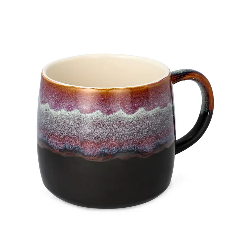 Kubek ALBY czarno-różowy 0,55 l