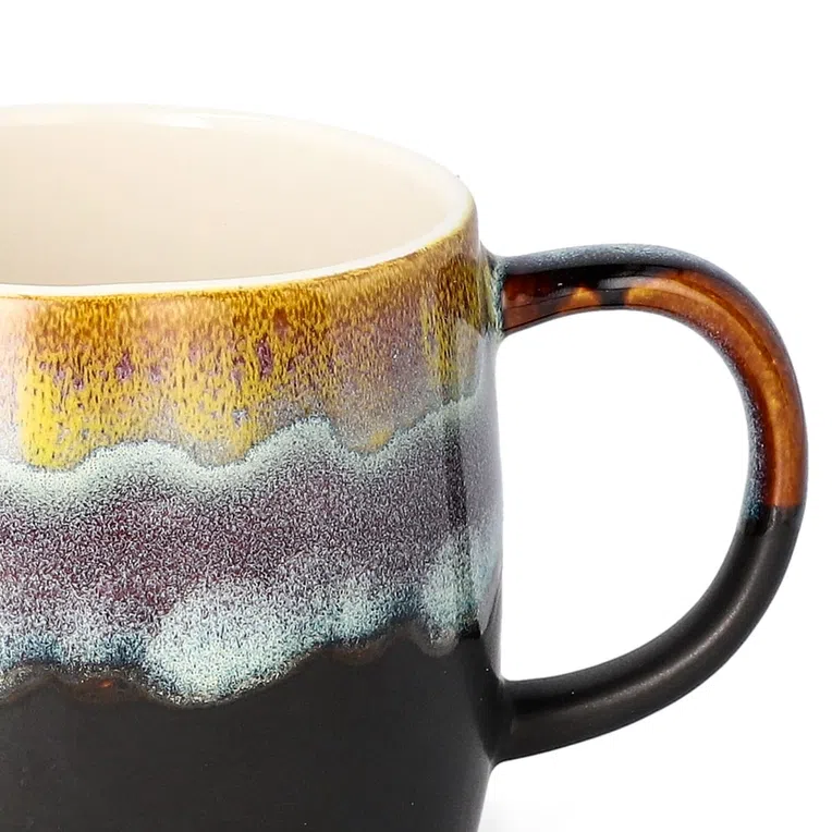 Kubek ALBY czarno-musztardowy 0,55 l